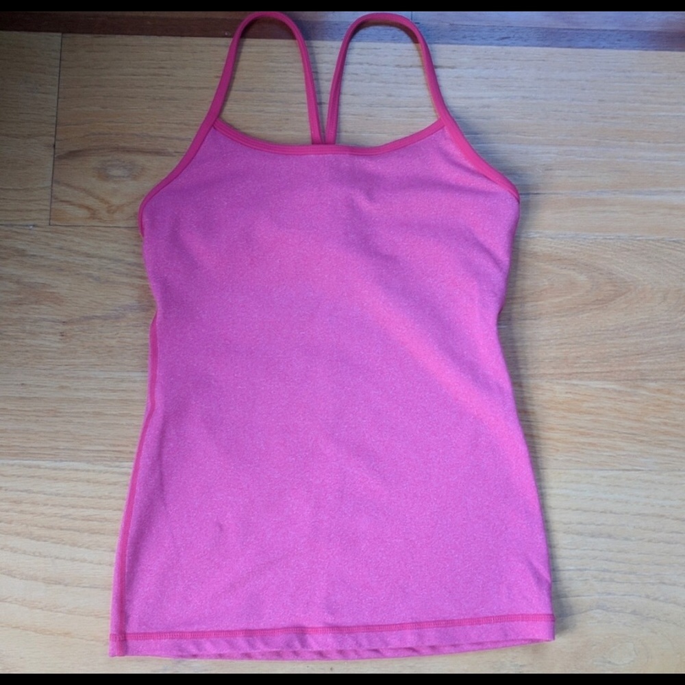 Lululemon pink power y tank